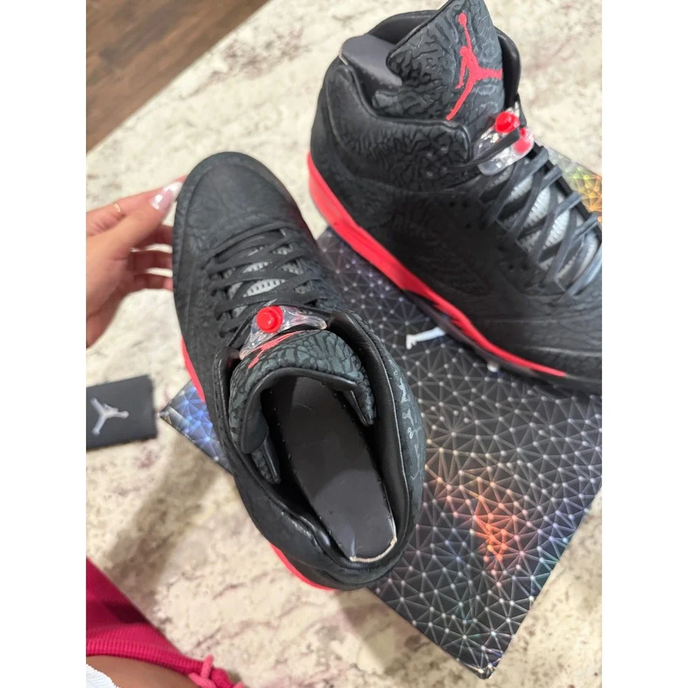 Jordan Air Jordan 3LAB5 Mens Size 13 Black Infrared NEW Elephant Print